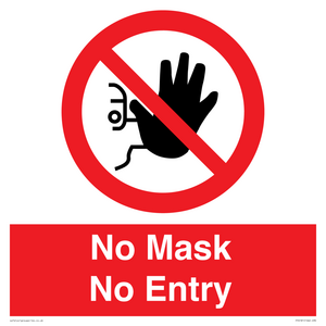 No Mask No Entry